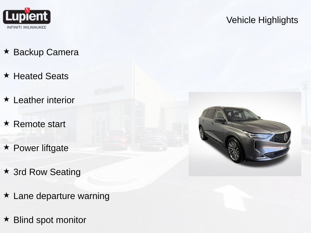 Used 2024 Acura MDX w/ Advance Package AWD/4WD image 2