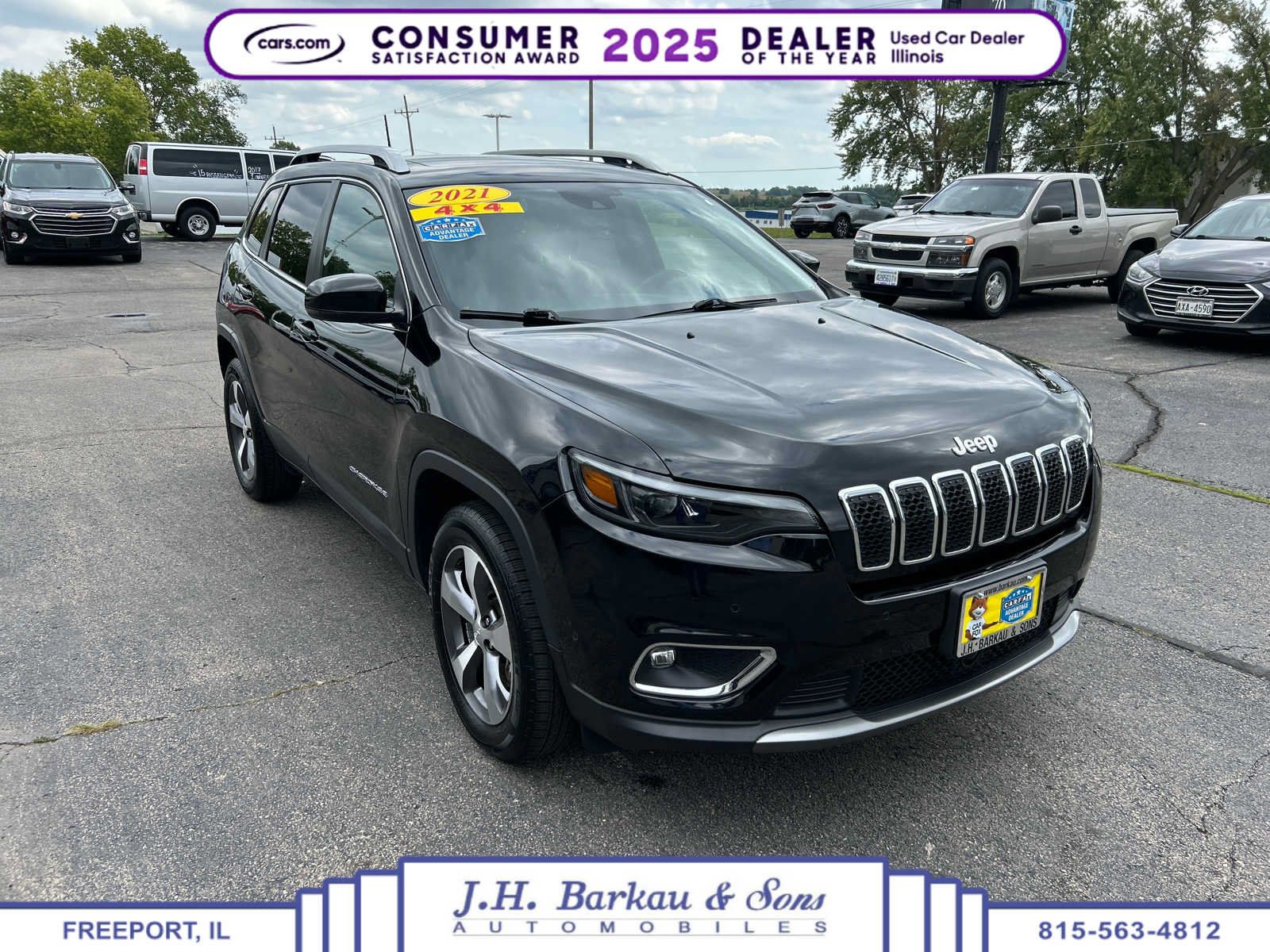 Used 2021 Jeep Cherokee Limited AWD/4WD image 1