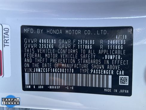 Used 2019 Honda Clarity Plug-In Hybrid image 20