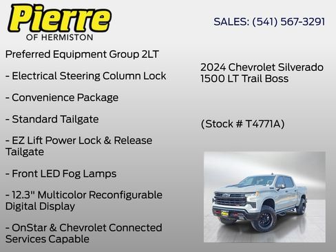Used 2024 Chevrolet Silverado 1500 LT Trail Boss w/ LT Trail Boss Premium Package AWD/4WD image 18
