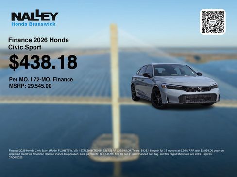New 2026 Honda Civic Sport image 7