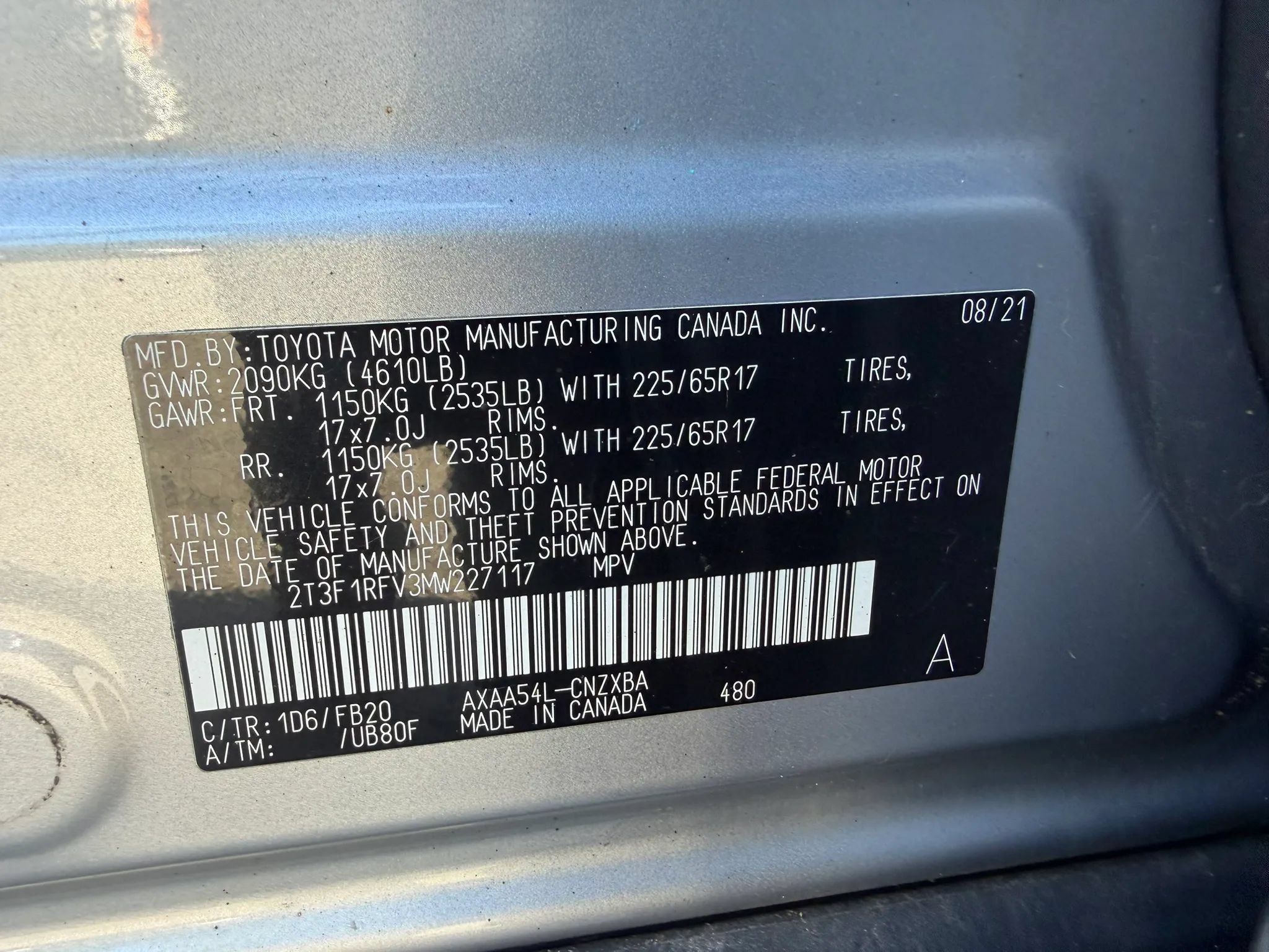 Used 2021 Toyota RAV4 LE AWD/4WD image 34