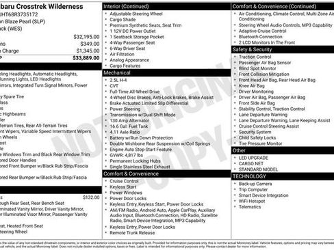 Used 2024 Subaru Crosstrek 2.5i Wilderness AWD/4WD image 30