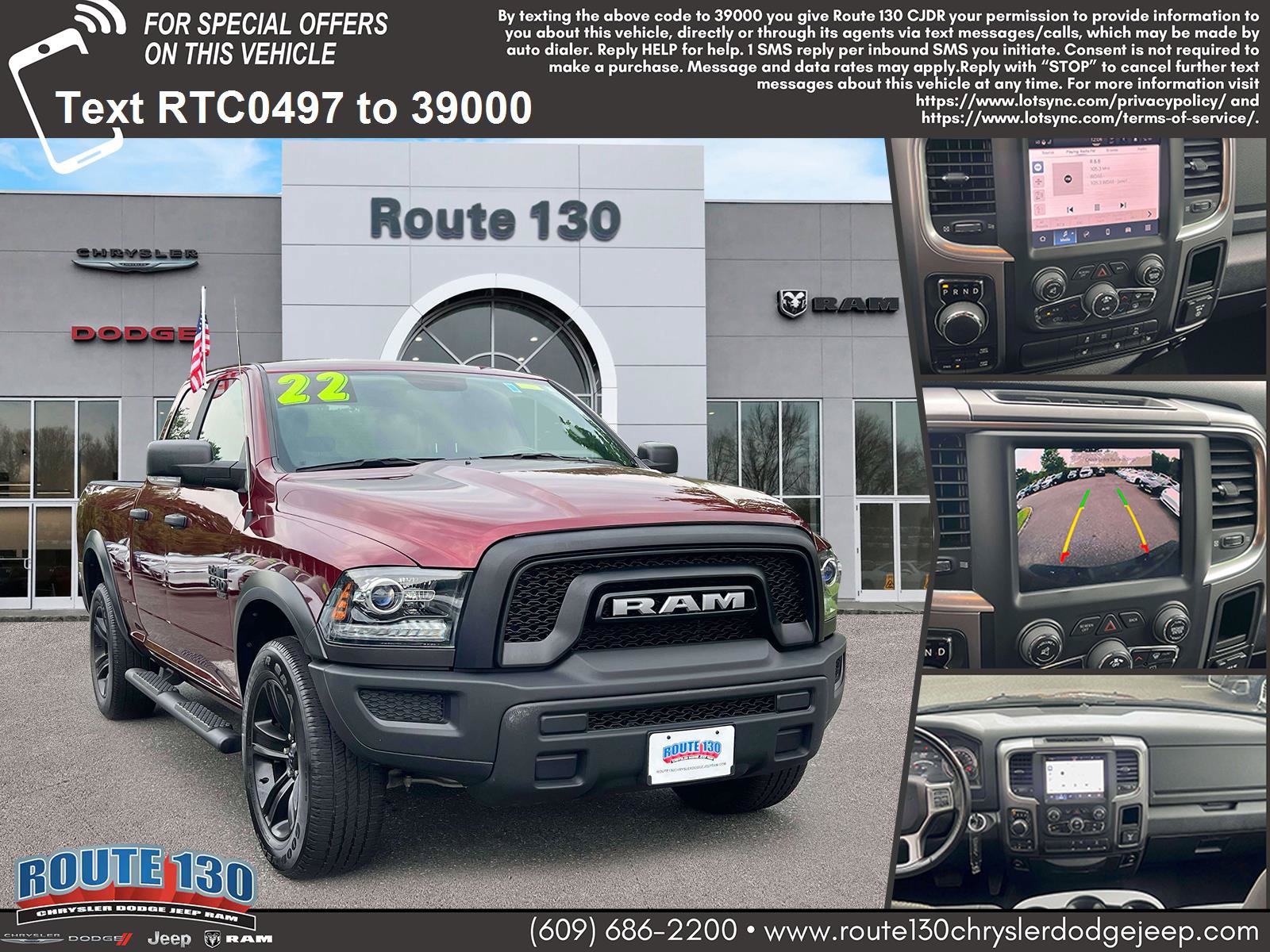 Used 2022 RAM 1500 Warlock w/ Electronics Group AWD/4WD image 1