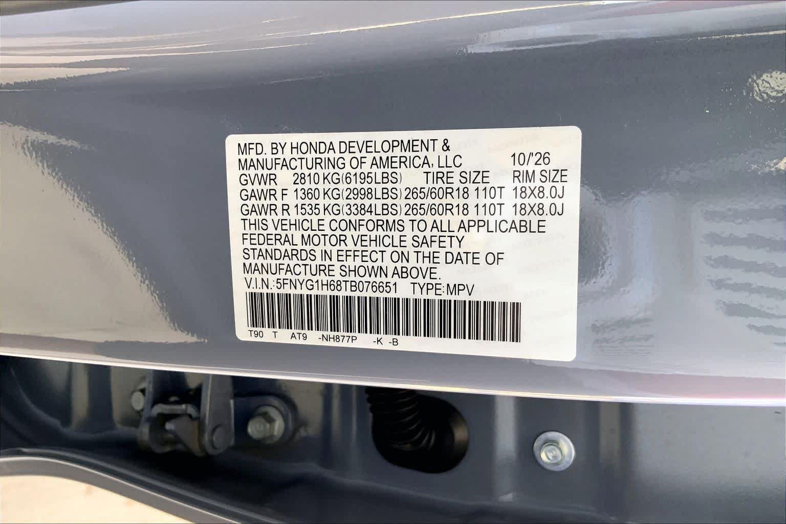 New 2026 Honda Pilot TrailSport image 20