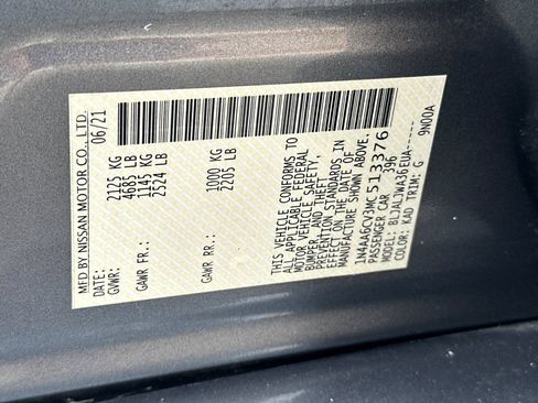 Used 2021 Nissan Maxima 3.5 SV w/ Floor Mat Group FWD image 27
