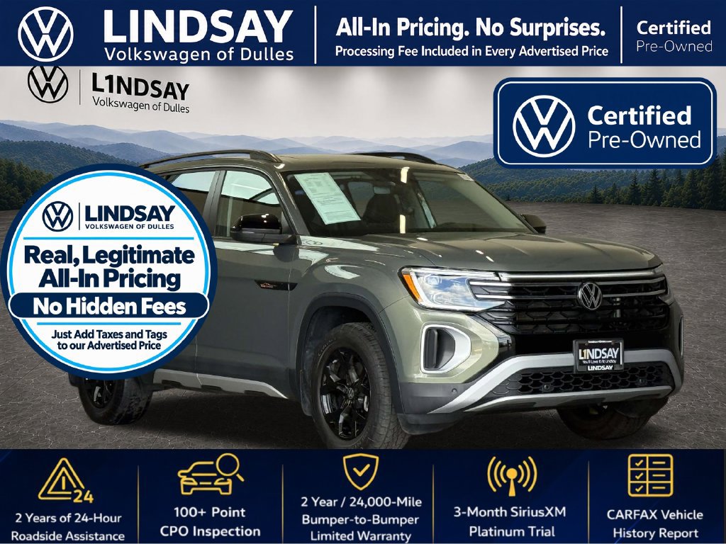 Used 2024 Volkswagen Atlas Peak Edition SE AWD/4WD image 1