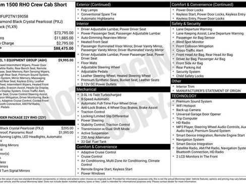 Used 2026 RAM 1500 RHO w/ RHO Level 1 Equipment Group AWD/4WD image 19