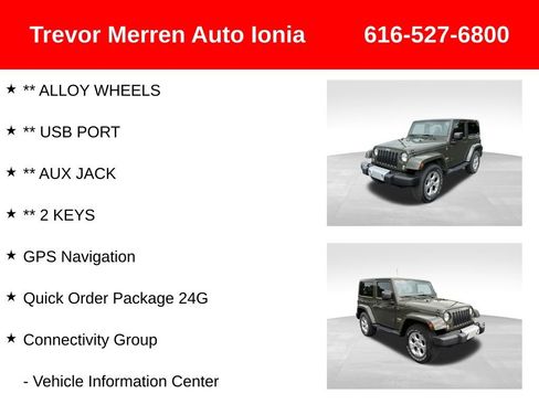 Used 2015 Jeep Wrangler Sahara w/ Dual Top Group AWD/4WD image 13