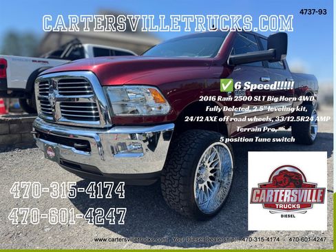 Used 2016 RAM 2500 Big Horn AWD/4WD image 1