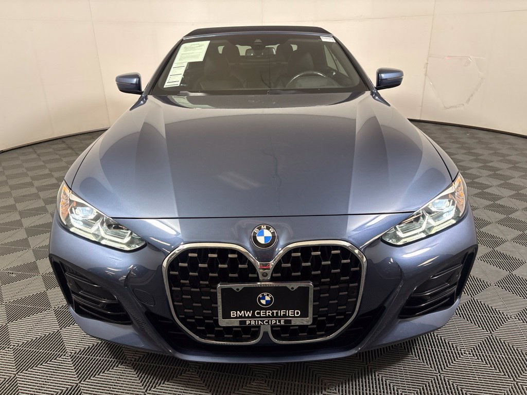 Used 2021 BMW 430i Convertible w/ M Sport Package RWD image 3