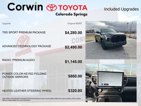 Used 2023 Toyota Tundra SR5 w/ TRD Sport Premium Package image 4
