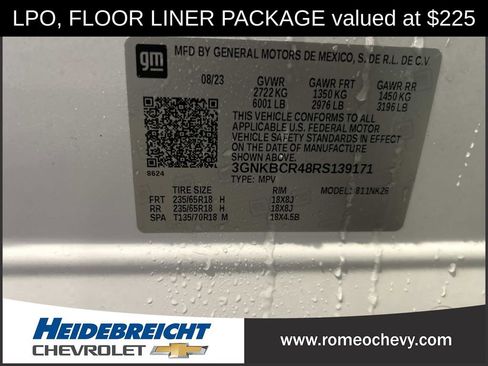 Used 2024 Chevrolet Blazer LT w/ Convenience Package image 8