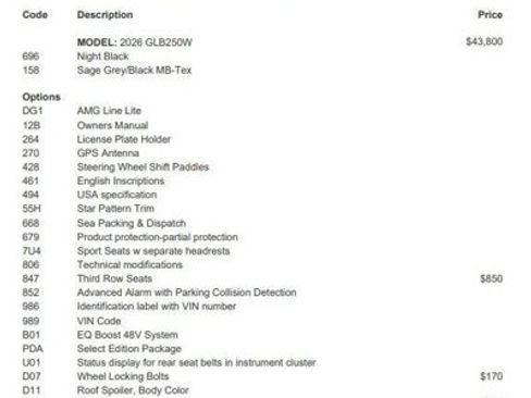 Used 2026 Mercedes-Benz GLB 250 image 4