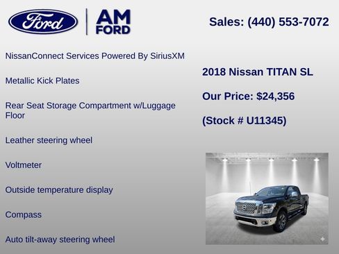 Used 2018 Nissan Titan SL w/ Texas Titan Edition AWD/4WD image 28