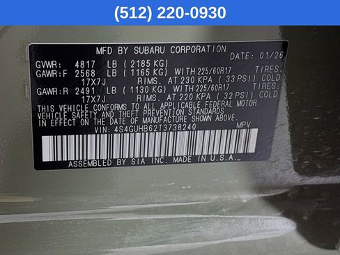 Used 2026 Subaru Crosstrek 2.5i AWD/4WD image 39