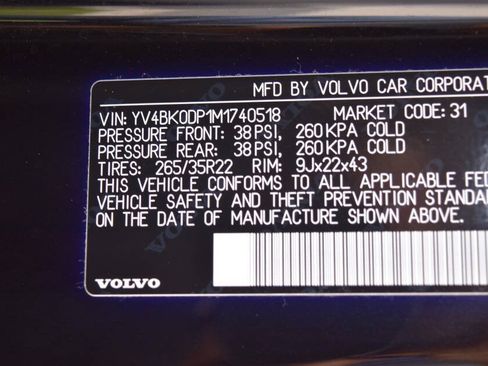 Used 2021 Volvo XC60 T8 Polestar w/ Protection Package AWD/4WD image 81
