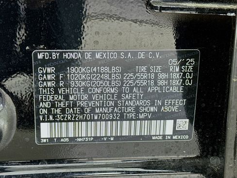 Used 2026 Honda HR-V EX-L image 32