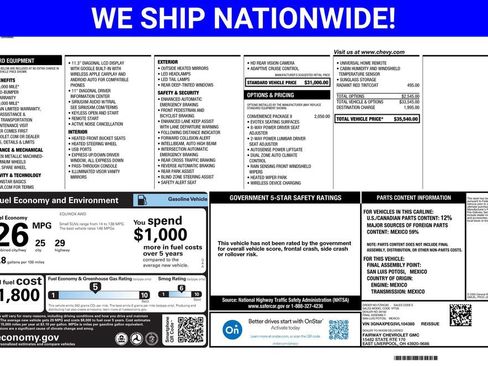 New 2027 Chevrolet Equinox LT w/ Convenience Package II AWD/4WD image 1