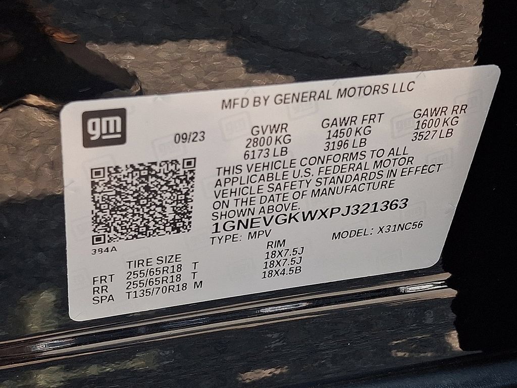 Certified 2023 Chevrolet Traverse LT AWD/4WD image 25