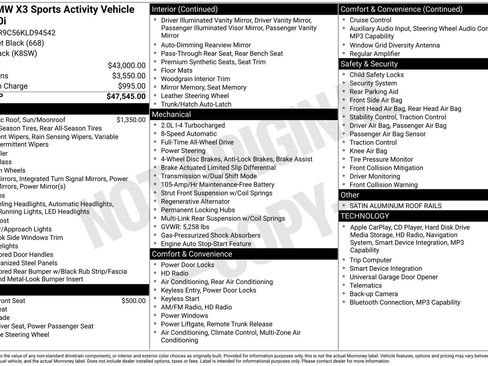 Used 2019 BMW X3 xDrive30i image 52