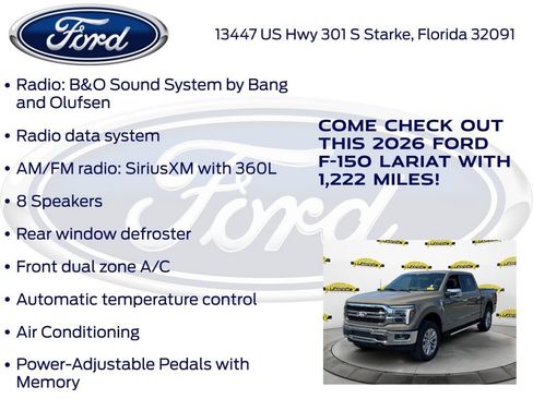 Used 2026 Ford F150 Lariat w/ Equipment Group 501A Mid AWD/4WD image 25