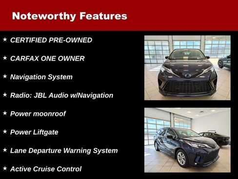 Used 2023 Toyota Sienna XSE w/ XSE Plus Package AWD/4WD image 7