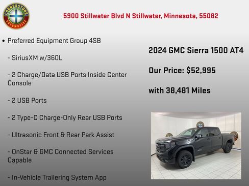 Used 2024 GMC Sierra 1500 AT4 w/ Technology Package AWD/4WD image 25
