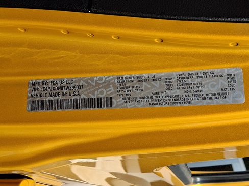 New 2026 Jeep Wrangler Unlimited Sport AWD/4WD image 16