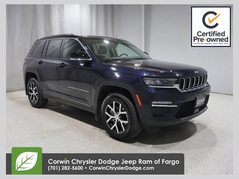 Certified 2023 Jeep Grand Cherokee Limited w/ Trailer Tow Prep Group (B) AWD/4WD image 1