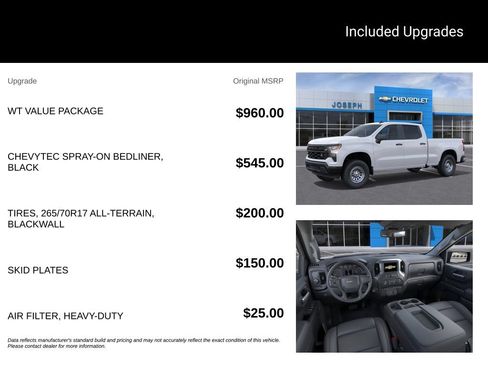 New 2026 Chevrolet Silverado 1500 W/T w/ WT Value Package RWD image 3