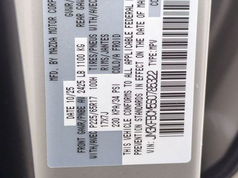 New 2025 MAZDA CX-5 AWD 2.5 S w/ Preferred Package image 34