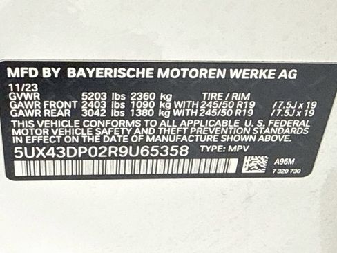 Certified 2024 BMW X3 sDrive30i w/ Premium Package RWD image 34