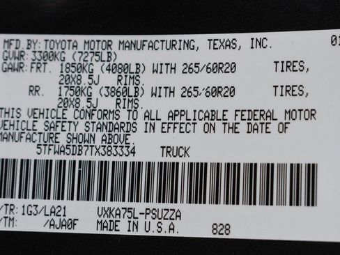 New 2026 Toyota Tundra Platinum image 17