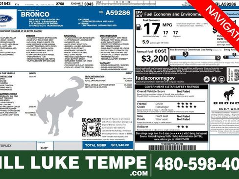 Used 2024 Ford Bronco Wildtrak image 1