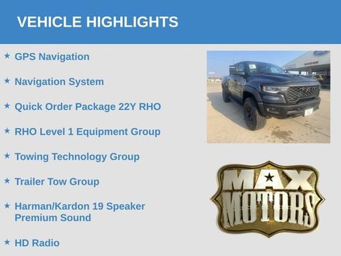 New 2026 RAM 1500 RHO w/ RHO Level 1 Equipment Group AWD/4WD image 6