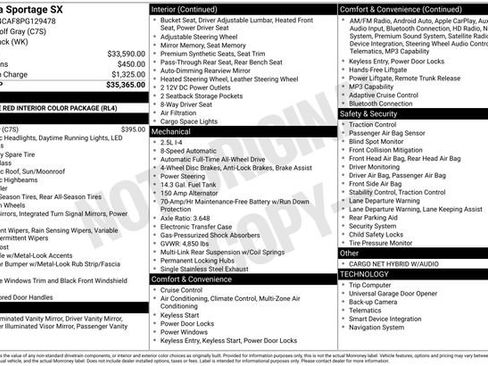 Certified 2023 Kia Sportage SX AWD/4WD image 32