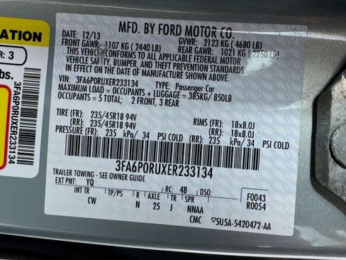 Used 2014 Ford Fusion Titanium FWD image 9