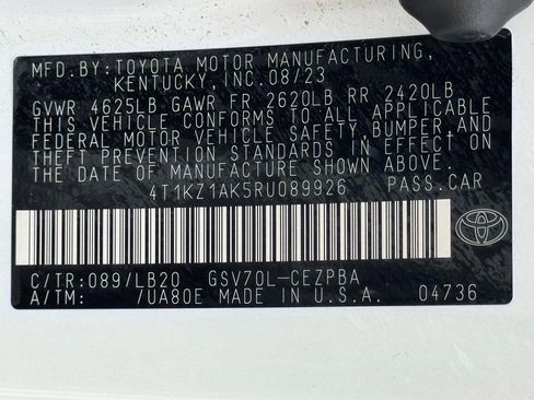 Used 2024 Toyota Camry XSE w/ Navigation Package FWD image 34