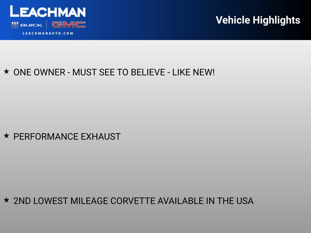 Certified 2019 Chevrolet Corvette Stingray Coupe w/ 1LT RWD image 4
