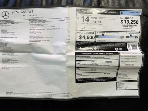 Used 2024 Mercedes-Benz G 550 image 3