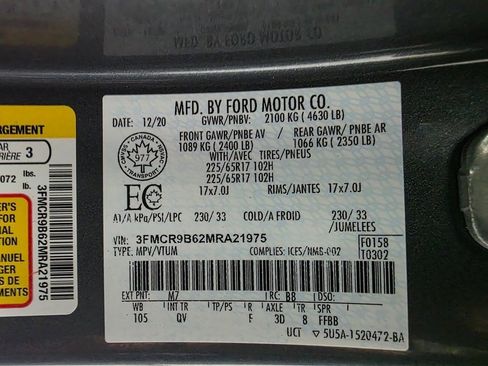 Used 2021 Ford Bronco Sport Big Bend image 37