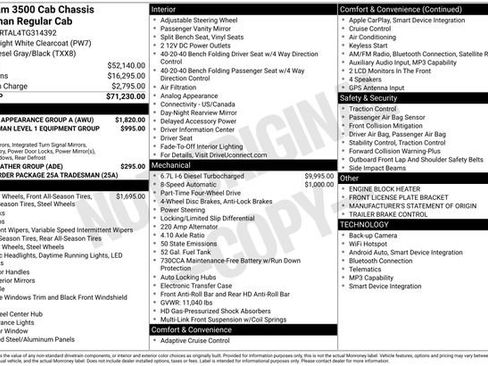 New 2026 RAM 3500 Tradesman w/ Chrome Appearance Group A AWD/4WD image 4