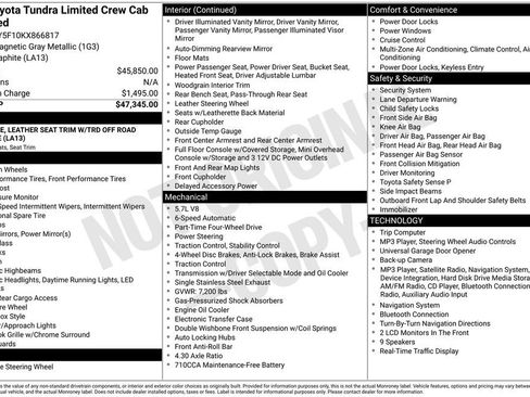Certified 2019 Toyota Tundra Limited AWD/4WD image 31