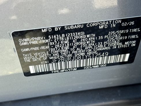 New 2026 Subaru Outback Touring XT AWD/4WD image 34
