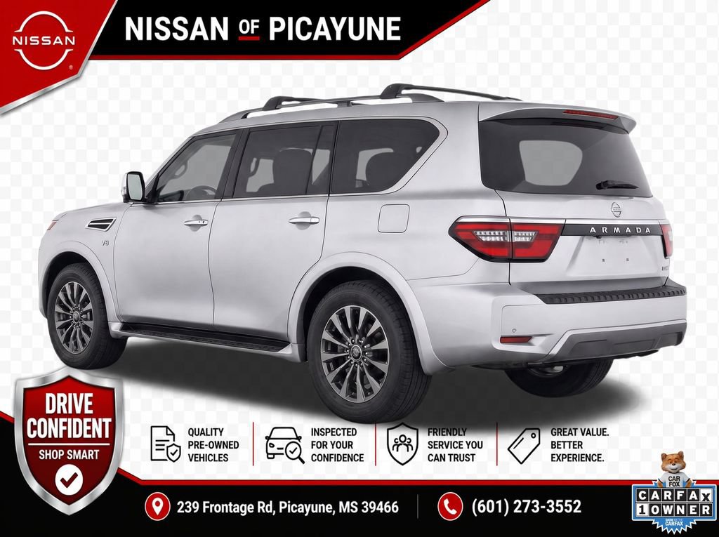 Used 2022 Nissan Armada Platinum w/ Captain's Chairs Package RWD image 3