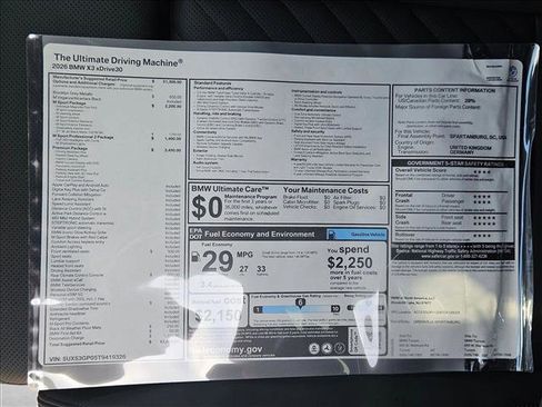 New 2026 BMW X3 xDrive30 AWD/4WD image 19