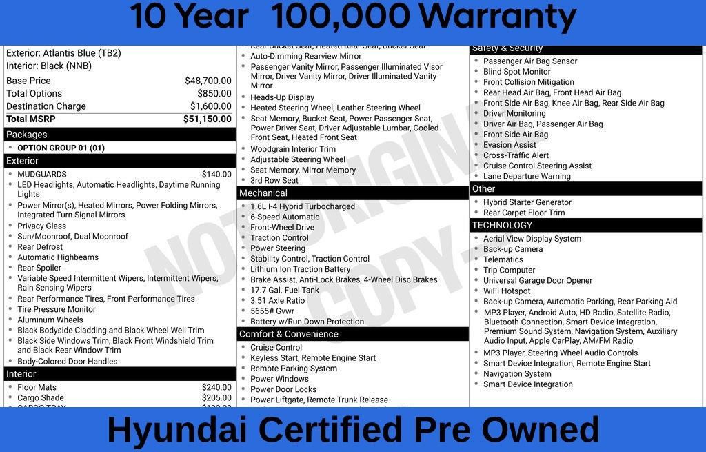 Certified 2026 Hyundai Santa Fe Calligraphy FWD image 9