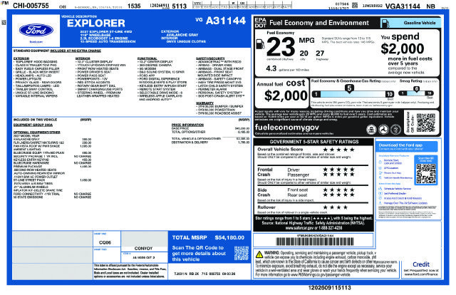 Used 2027 Ford Explorer ST-Line w/ Premium Package AWD/4WD image 42