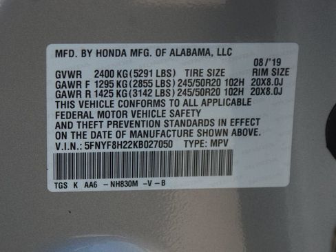 Used 2019 Honda Passport Sport image 26